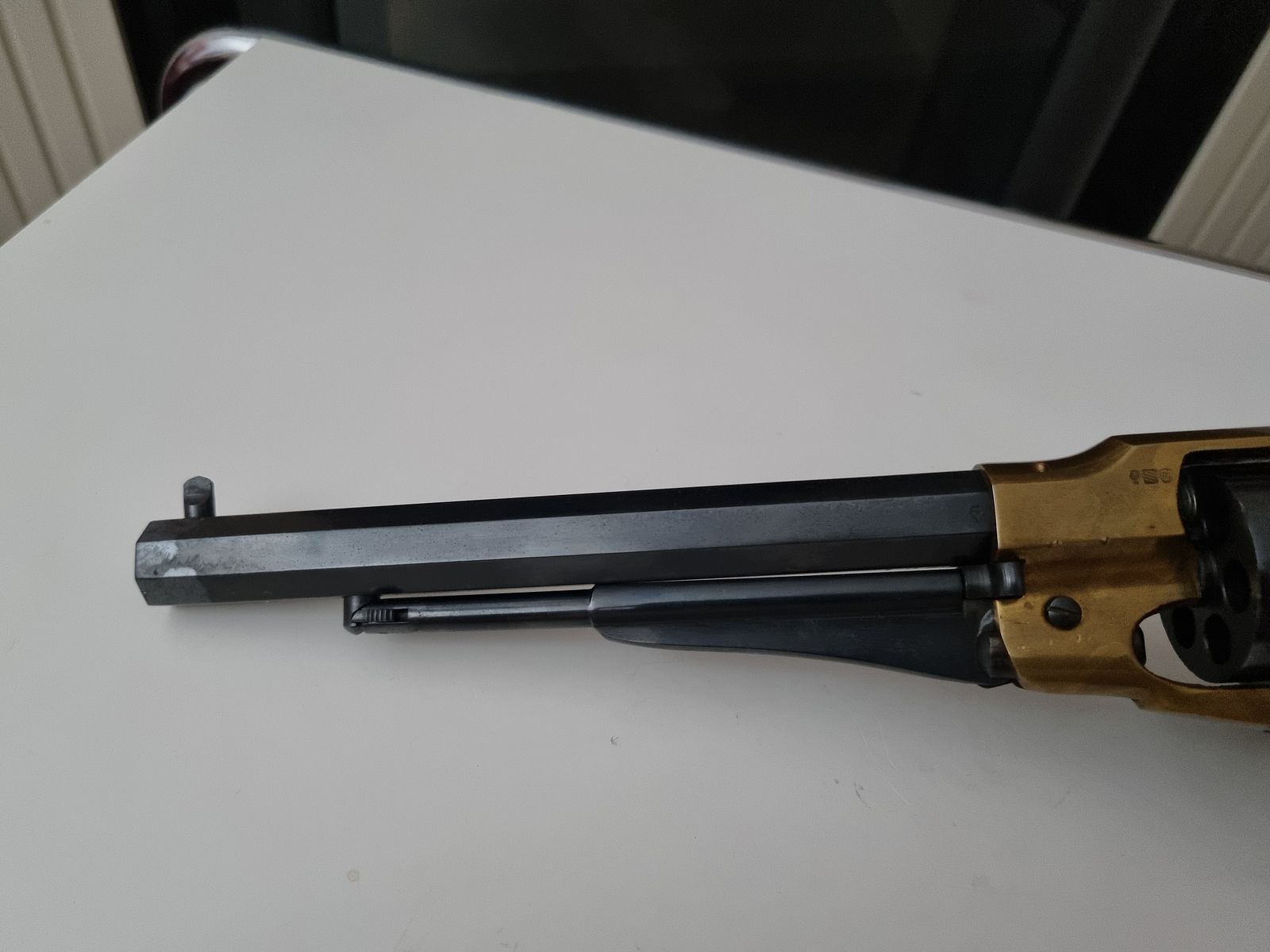 Western Remington New Army 9mm Knall Seltener Neumann Umbau PTB 304