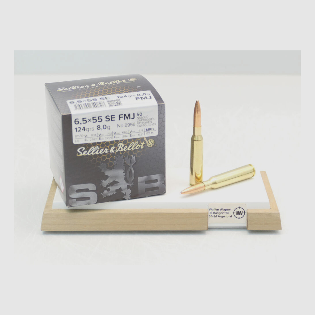 Sellier&Bellot FMJ 124grs. A50