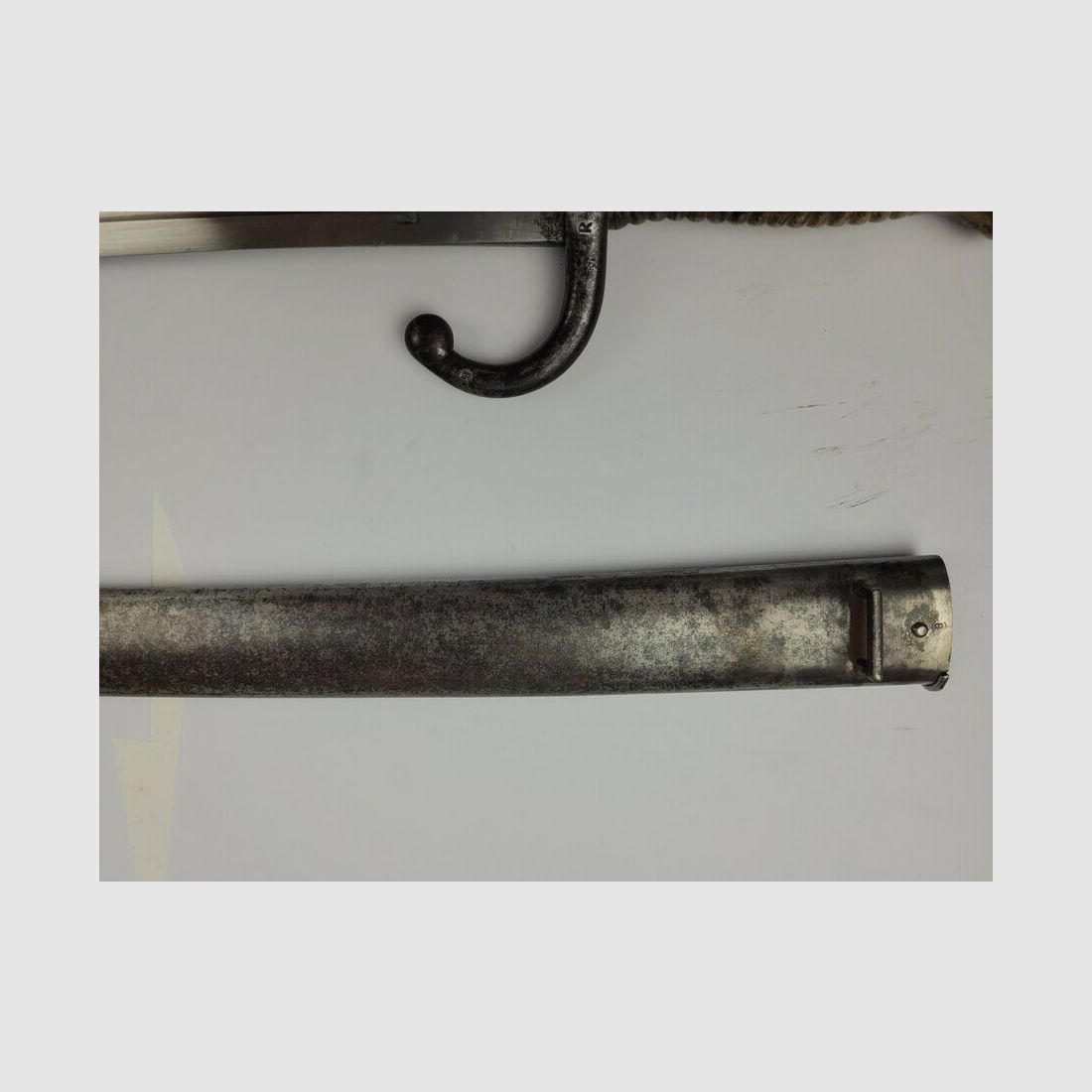 Rare sabre baïonnette Chassepot mod. 1866 – Stehelin & Cie – au numéro – excellent état Une des plus rares, image 9 sur 14