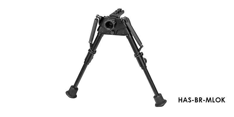 Harris Bipod Supporto Bipode M-LOK Gambe Lisce 9"-15"