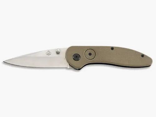 PUMA TEC Folding Knife (G10 with black belt clip)