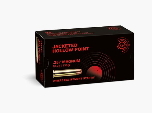 GECO 357 Magnum JHP 158gr x50 Amunicja
