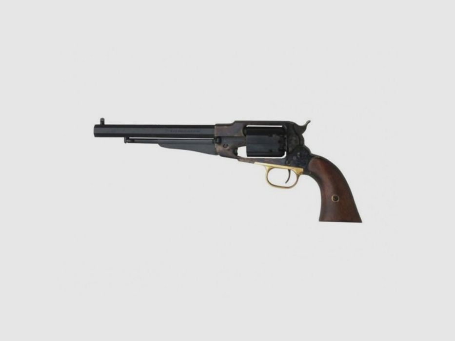 Revolver Pietta 1858 Rm acier Bati jaspé - Cal. 44