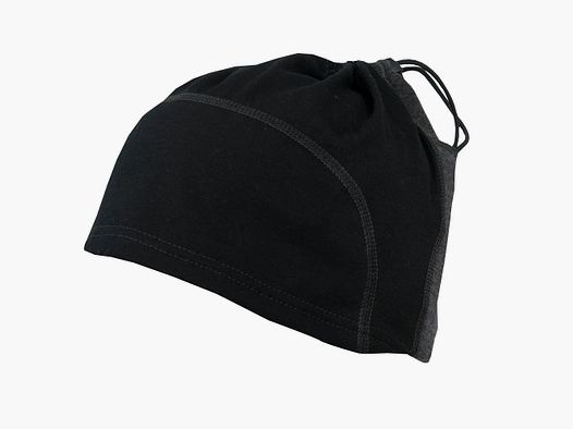 aclima Aclima Beanie LightWool Multifunction jet black marengo