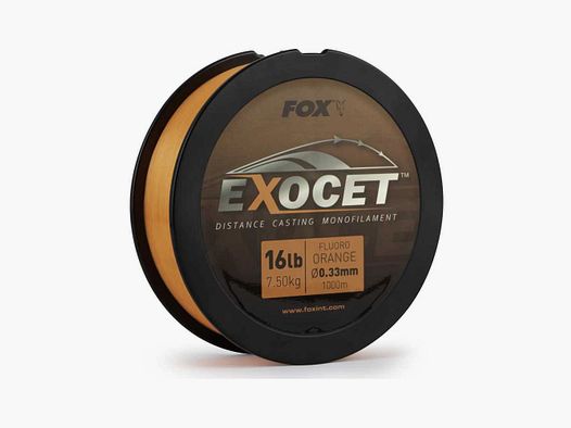 Nylon Fox Exocet Fluoro Mono Orange 0.28mm