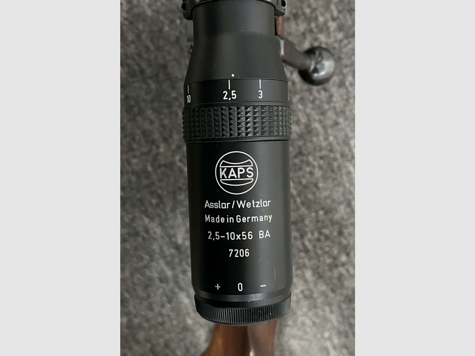 Stutzen 7x64 in 98er system + Kaps 2,5-10x56
