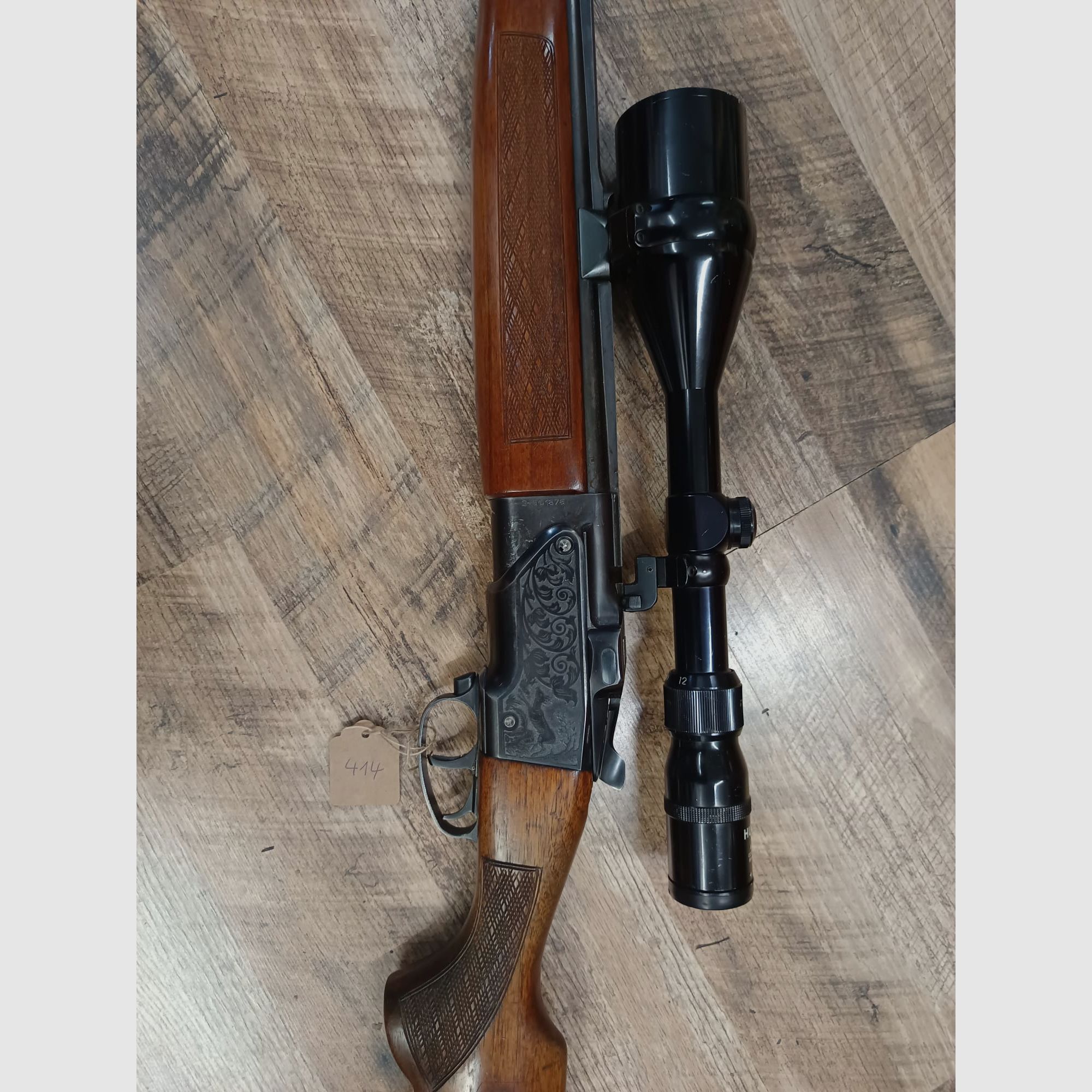 Brünner ZH306 Büchsflinte Bockbüchsflinte 5,6x50R Mag. Kaliber 12 inkl. Zielfernrohr Hunter Schwenkmontage