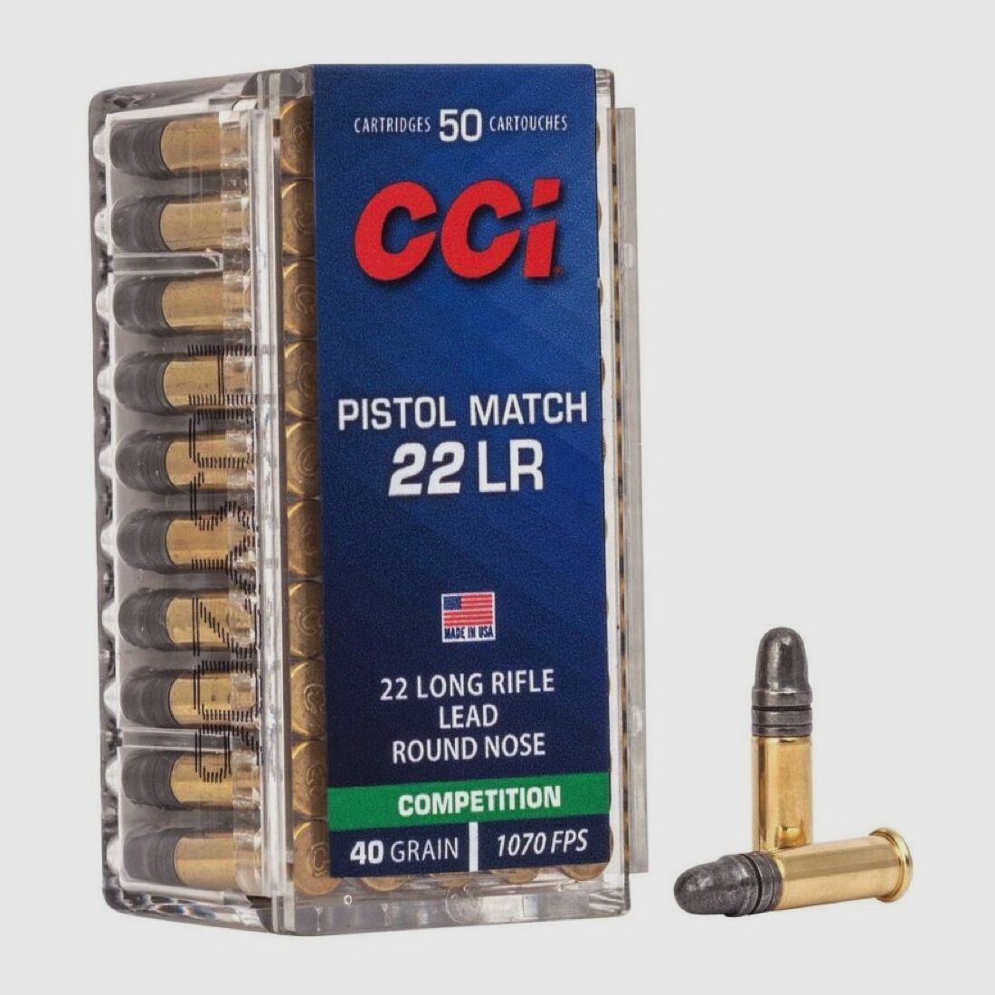 CCI Pistol Match LRN 40grs 50St .22lr