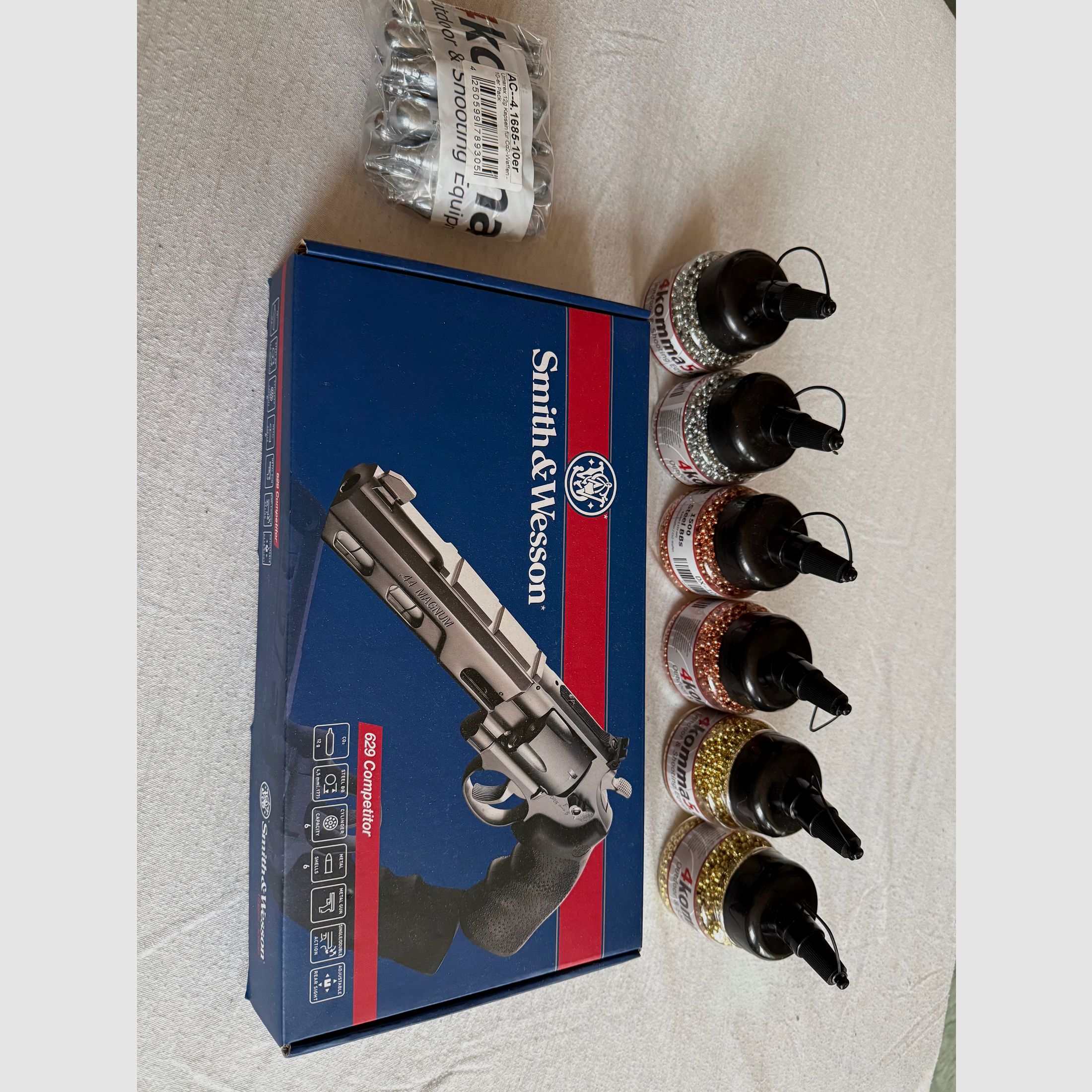 Smith&Wessen 629 Competitor 4,5mm BB en set completo