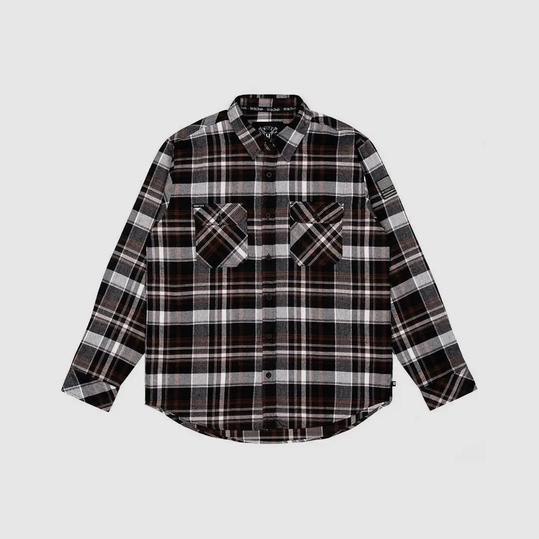 Flannel Shirt COMBAT, black/brown, image 1 of 3
