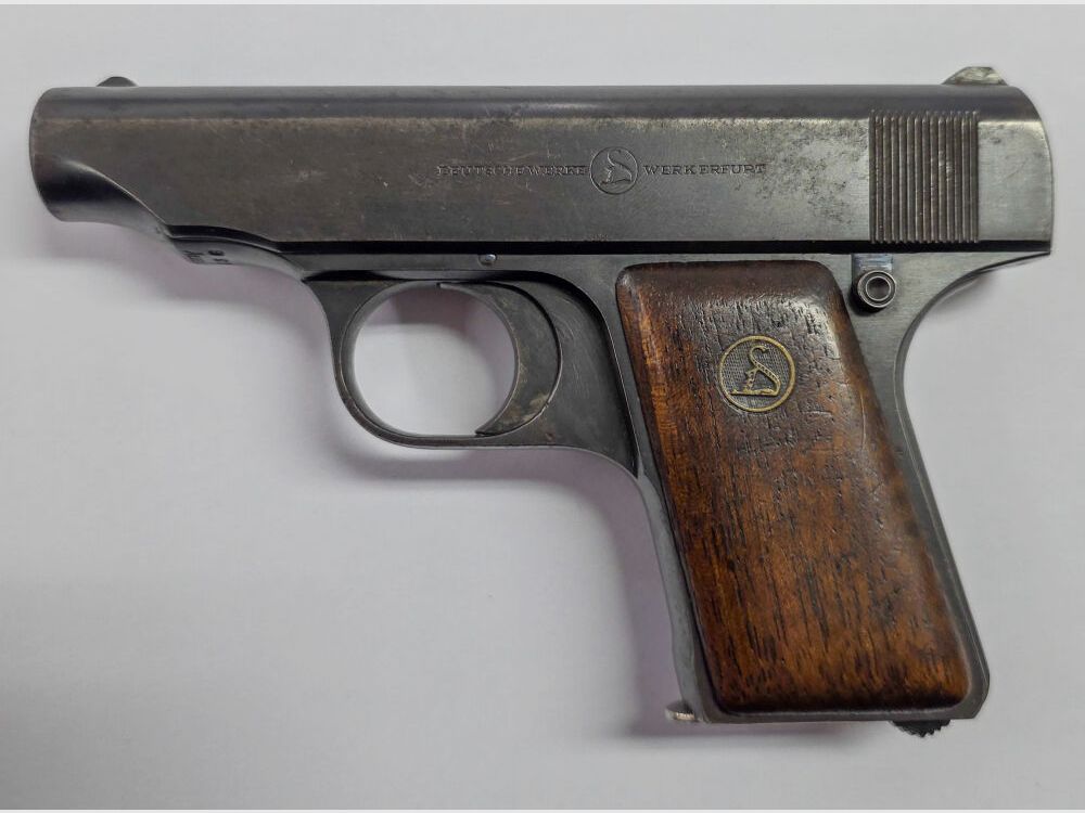 Obras alemanas - Pistola de bolsillo Ortgis de la fábrica de Erfurt