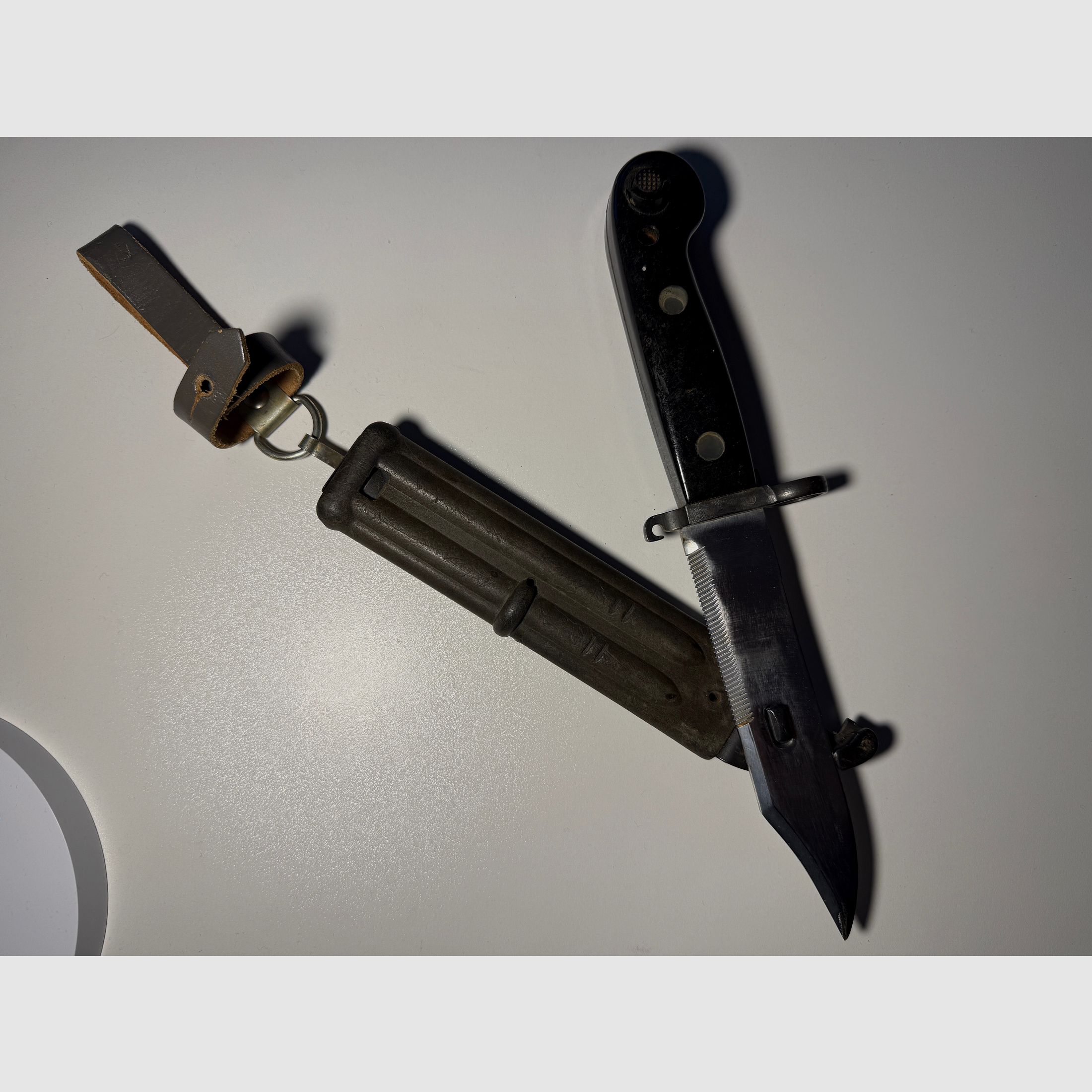 Baïonnette DDR / NVA AK 47, couteau de combat pour Kalachnikov