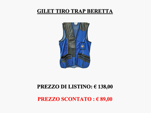 Beretta – Trap-Schießweste