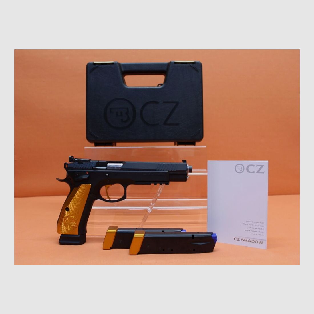 CZUB Ha.Pistole 9mmLuger Frankonia CZ75 Taipan Orange Pro Tuning 6"/152mm Lauf/ Sportvisierung (9mmPara/9x19)