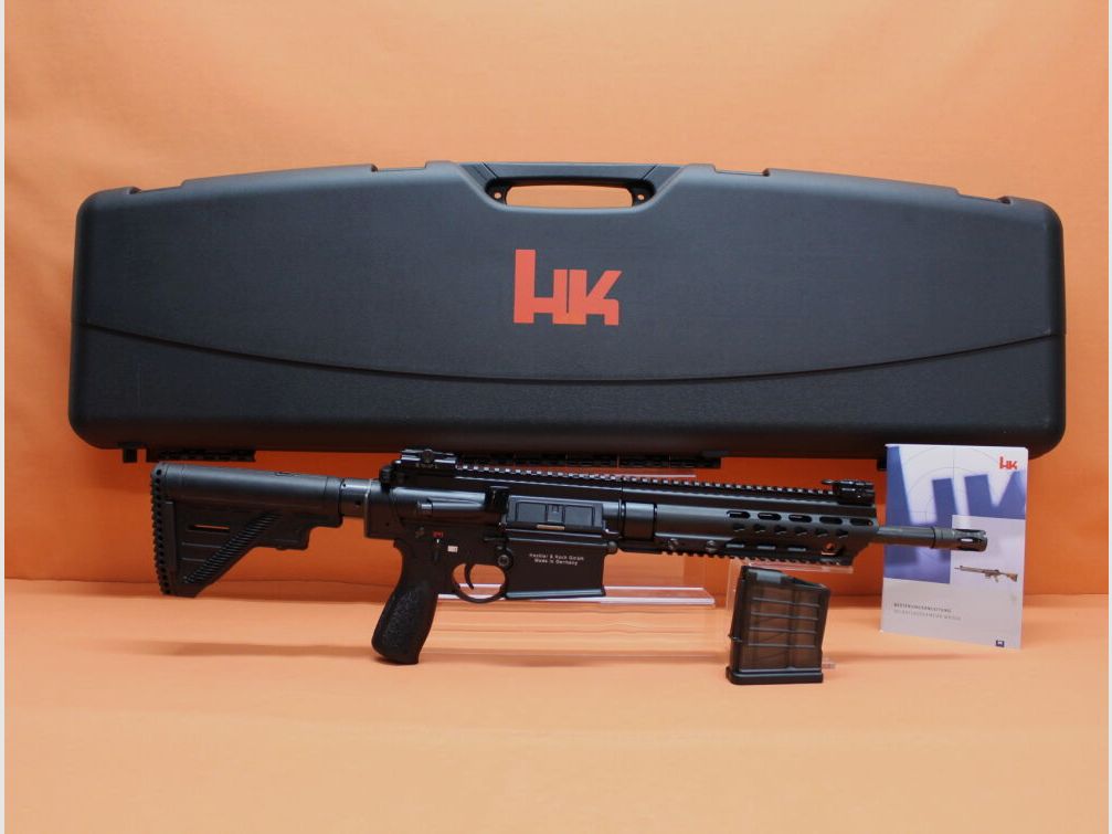 Heckler&Koch Ha. Fucile .308Win Heckler&Koch/H&K MR308 A3 13" canna nera HKey, sistema a gas a pistone HK417/G28