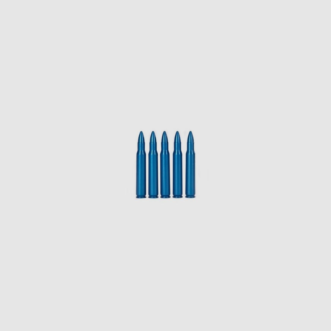 5 Pufferpatronen 30-06 blau