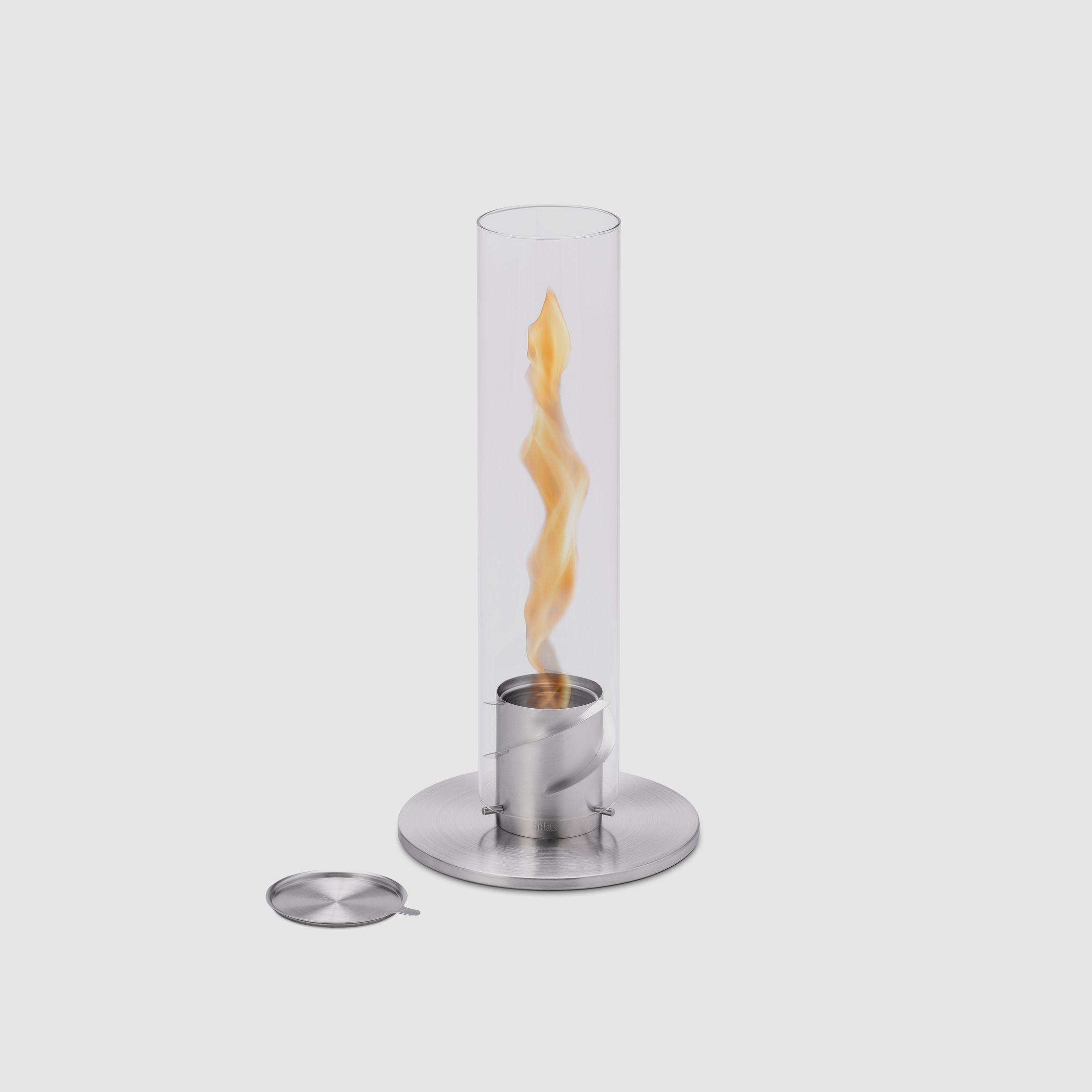 Höfats Spin 90 Tischfeuer silber Jagd