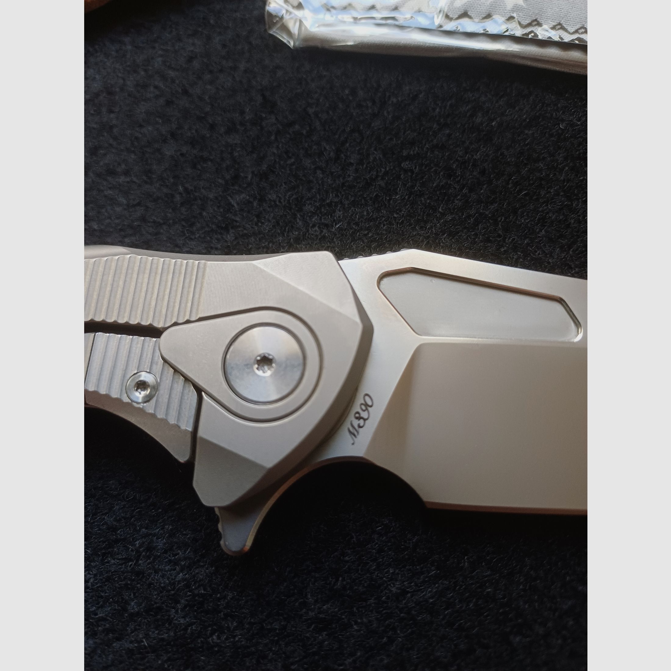 Rike Knife Thor 3 Framelock Titan M390 Blade Full Integral