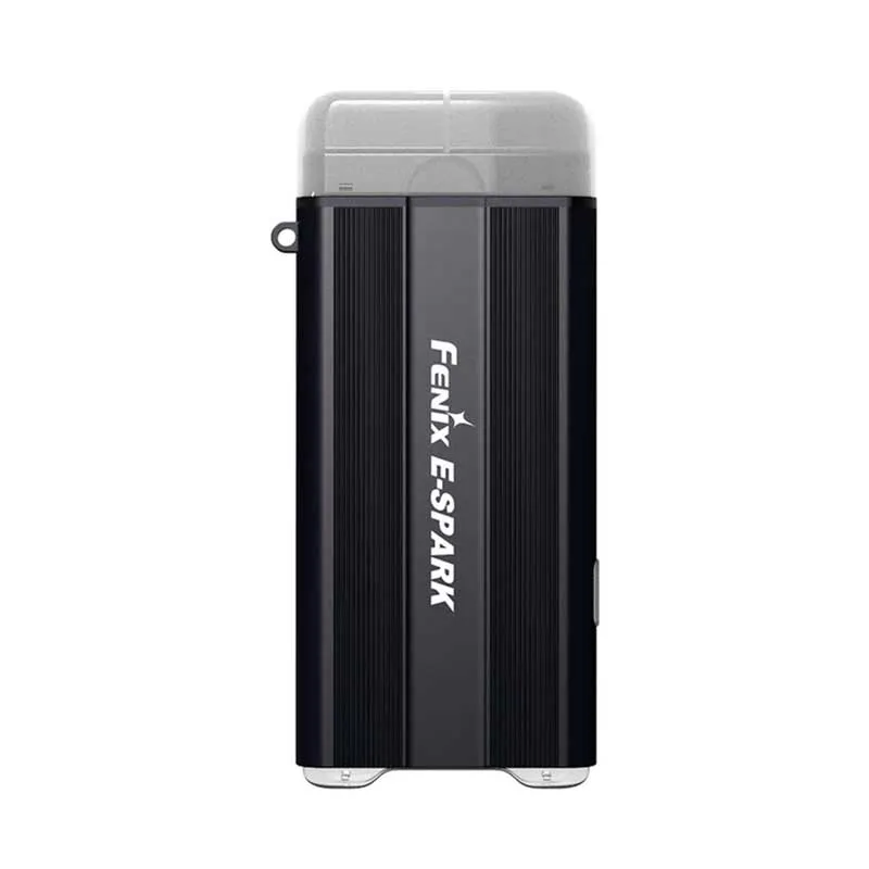 Compact Fenix E-SPARK LED flashlight with power bank function