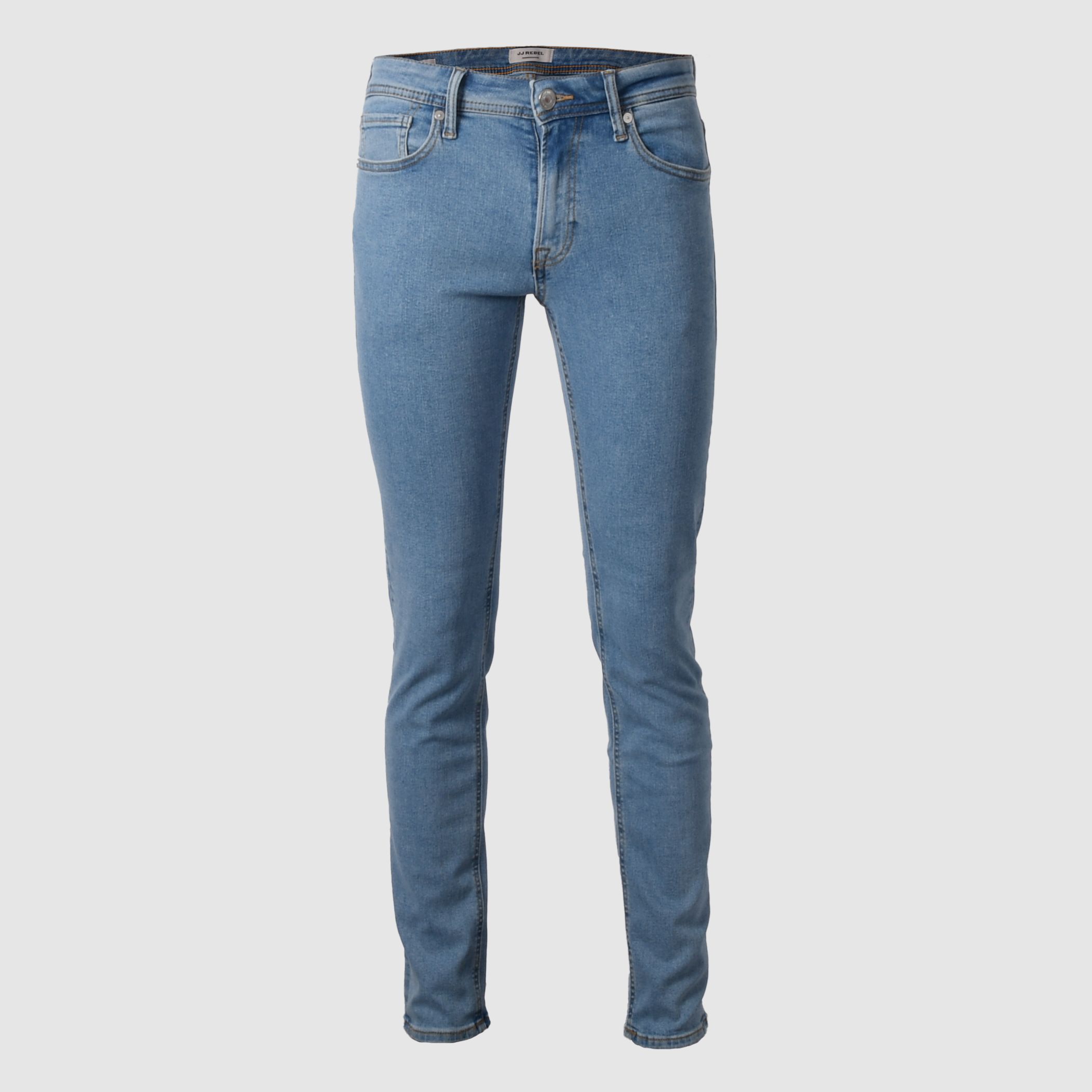 JJ REBEL JREBLUKE JJCRAFT Jeans Slim fit Blu chiaro 34/34