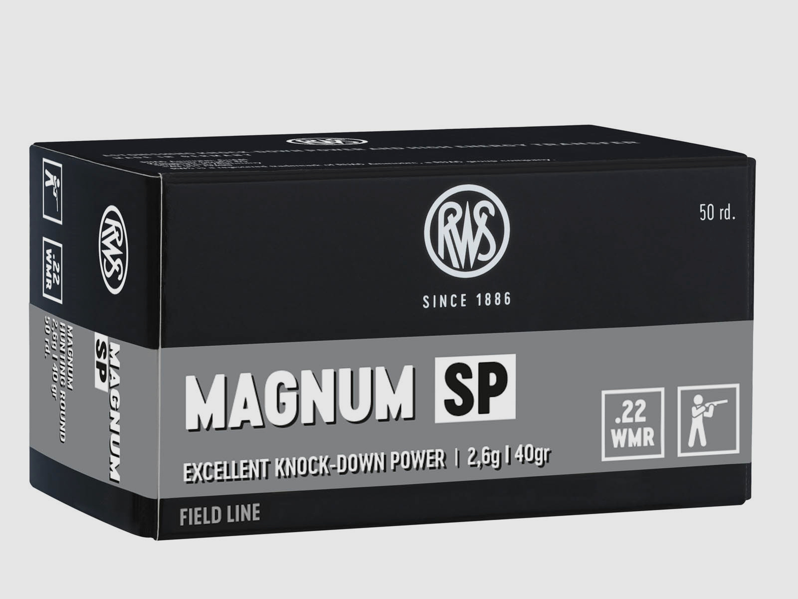 RWS .22WinMag Magnum SP 2,6g - 40gr