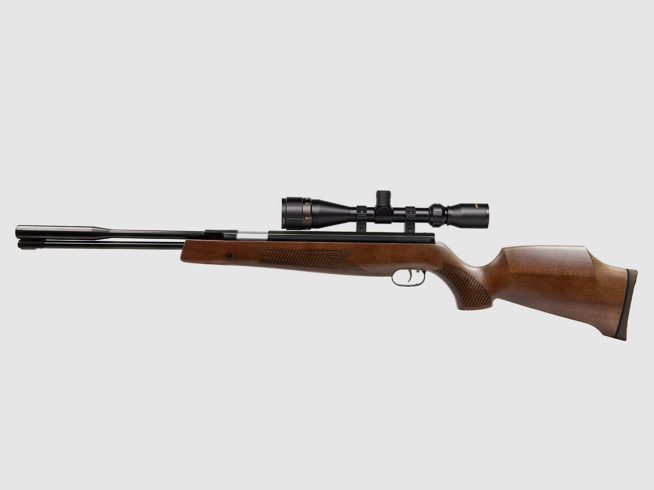 Starrlauf Luftgewehr Weihrauch HW 97 K Buchenholzschaft mit Line Checkering Kaliber 4,5 mm (P18)