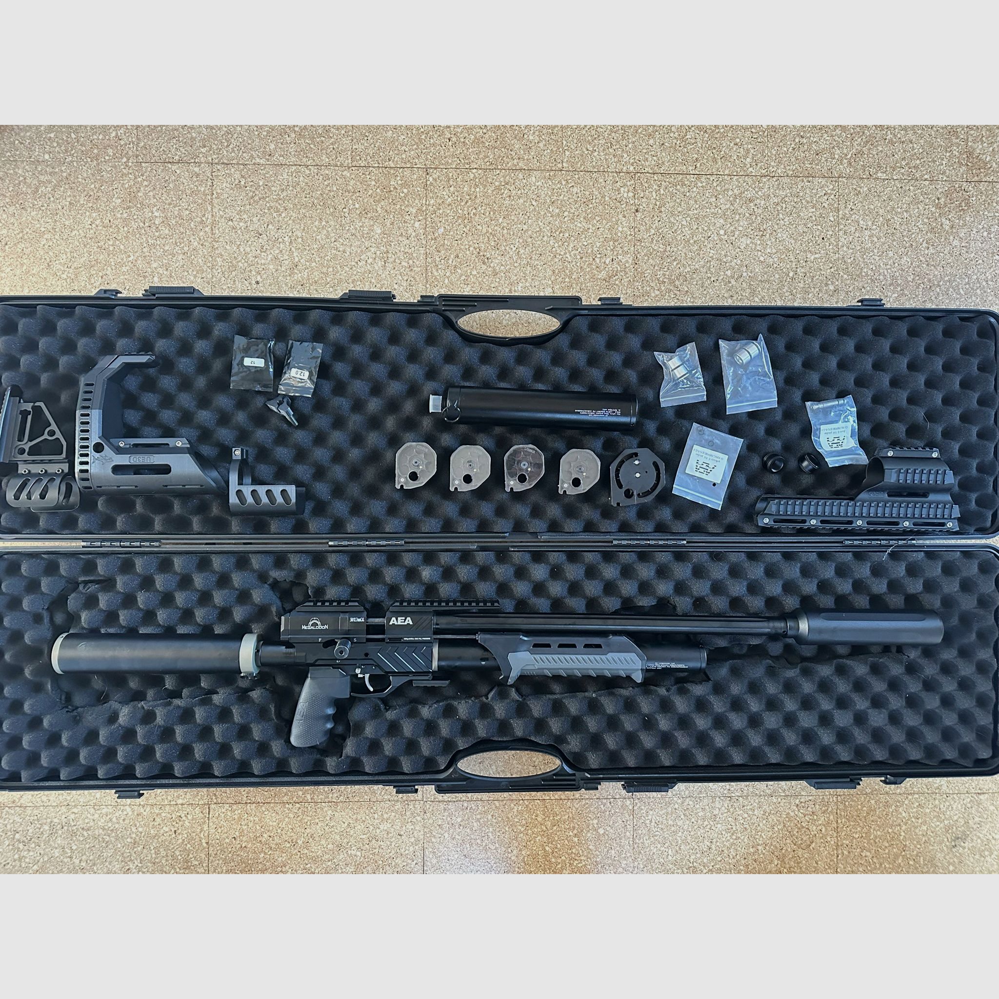 AEA Megalodon cal. .50 – Komplettset mit viel Zubehör