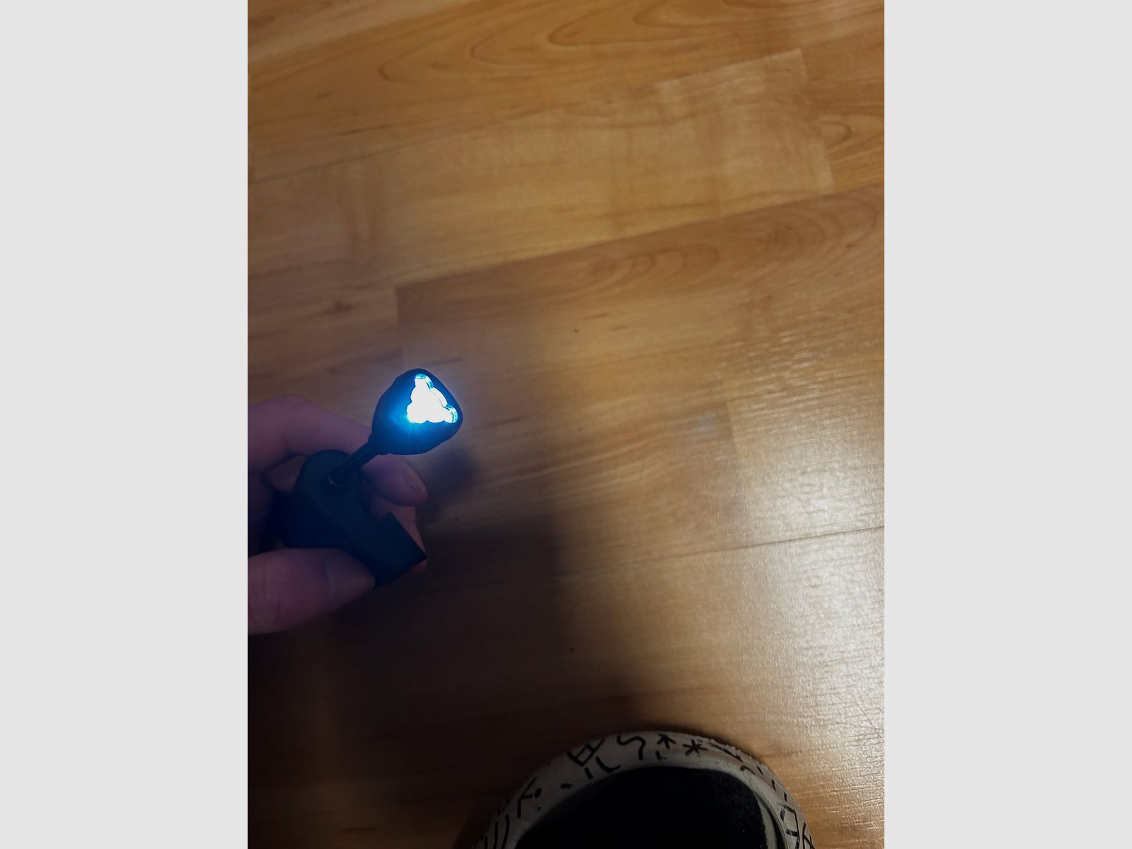 Helmlampe für die Seitenschiene