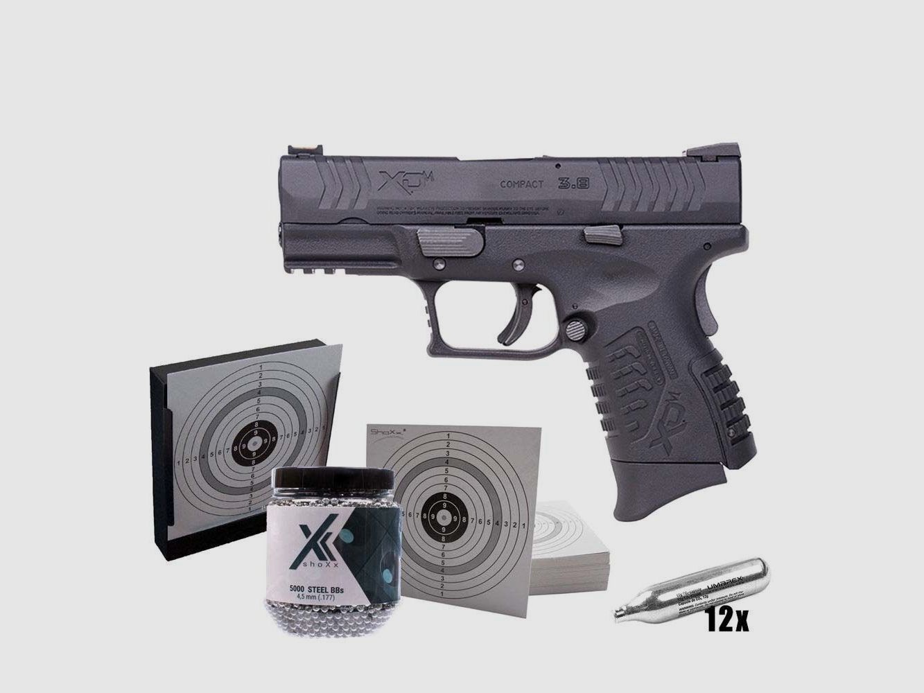 Springfield Armory Springfield XDM compact Set Kal. 4,5mm Stahlkugeln