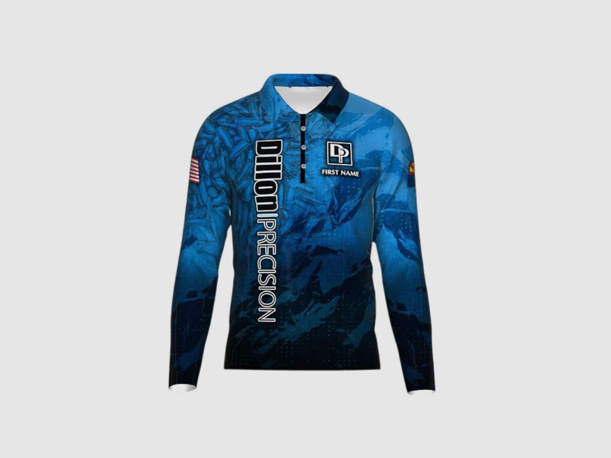 DED Dillon Precision Official Long Sleeve T-shirt, size: 5XL, Custom Name: With Custom Name, Clothes type: Women, image 1 of 3