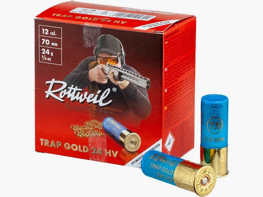 Rottweil 12/70 Gold HV Trap 24 2,4mm - 24g