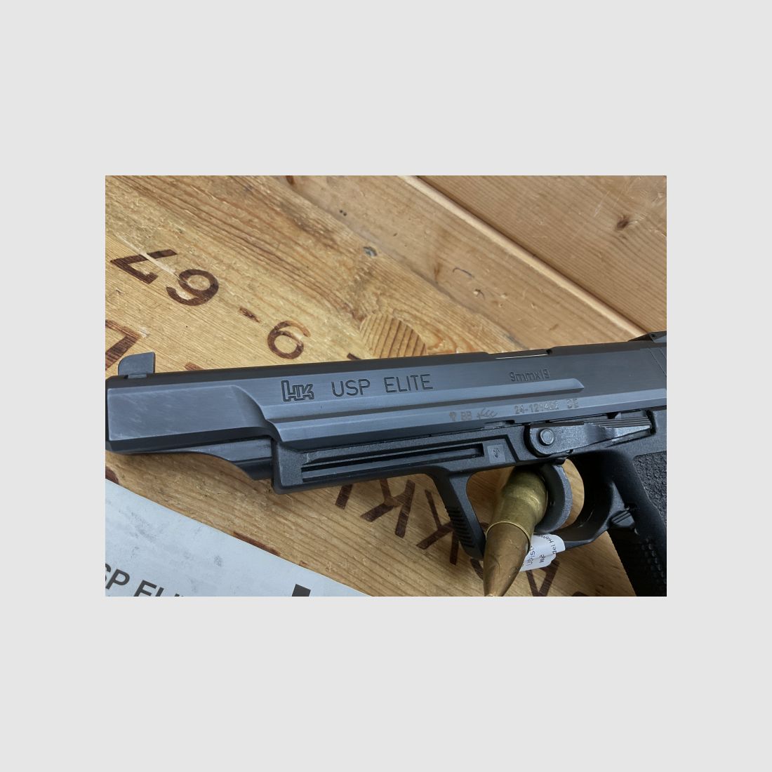 SLP Heckler & Koch USP ELITE, Kal. 9mm x19 mit Papiere, sehr guter Zustand!!!