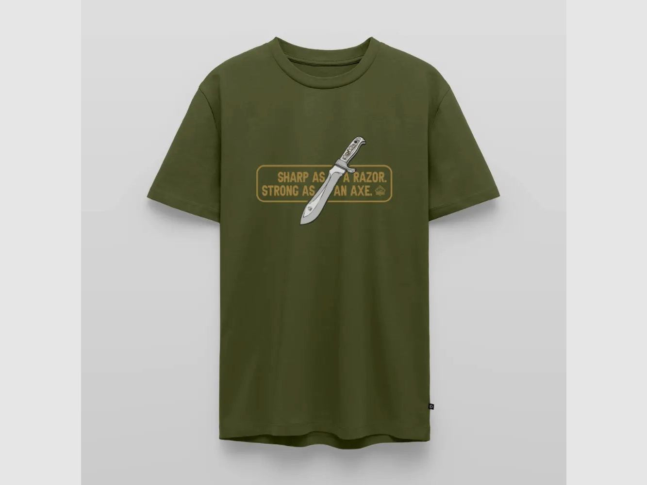 PUMA Męska Premium T-Shirt "White Hunter Sharp & Strong"