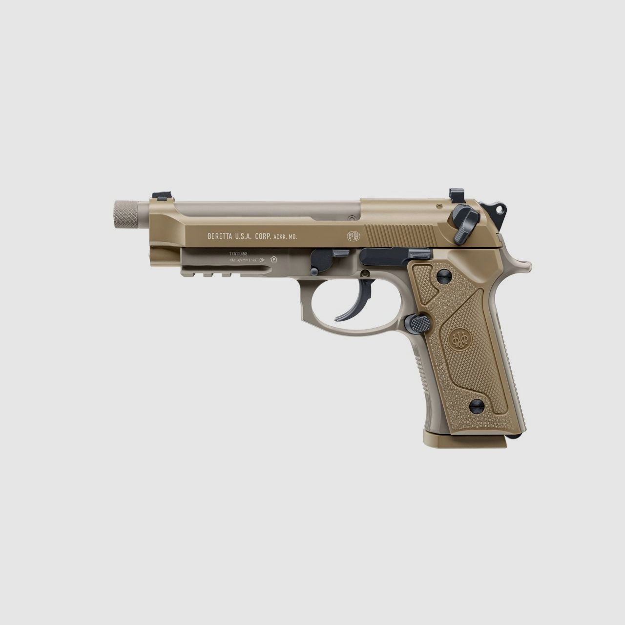 Beretta M9A3 FDE Vollmetall Blow Back Kaliber 4,5 mm BB