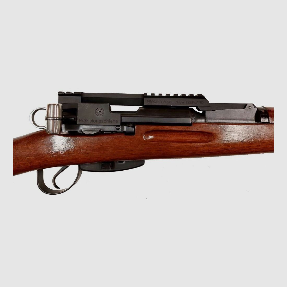 Glarner Waffen Manufaktur + Handelshaus AG K31 Zielfernrohr Picatinnymontage-Schiene Schweizer Ordonnanzkarabiner Schmidt Rubin K31 SWITZERLAND