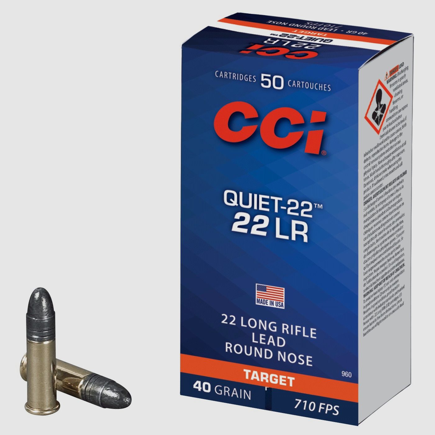 22LR CCI QUIET-22 (caja de 50)