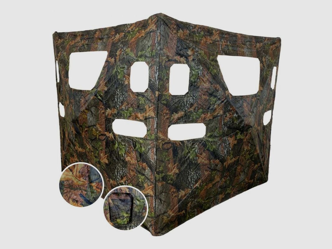 Berger & Schröter Tarnzelt Camouflage 130 x 130 cm