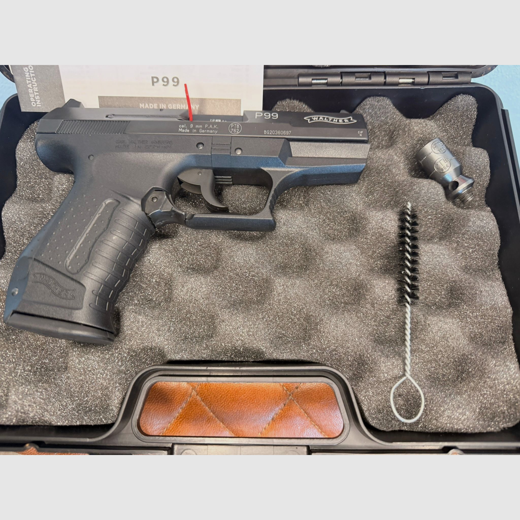 Walther P99 neuwertig, mit Koffer und Zubehör