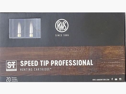 RWS .308Win SpeedTip Professional 165grs - 20 Schuss