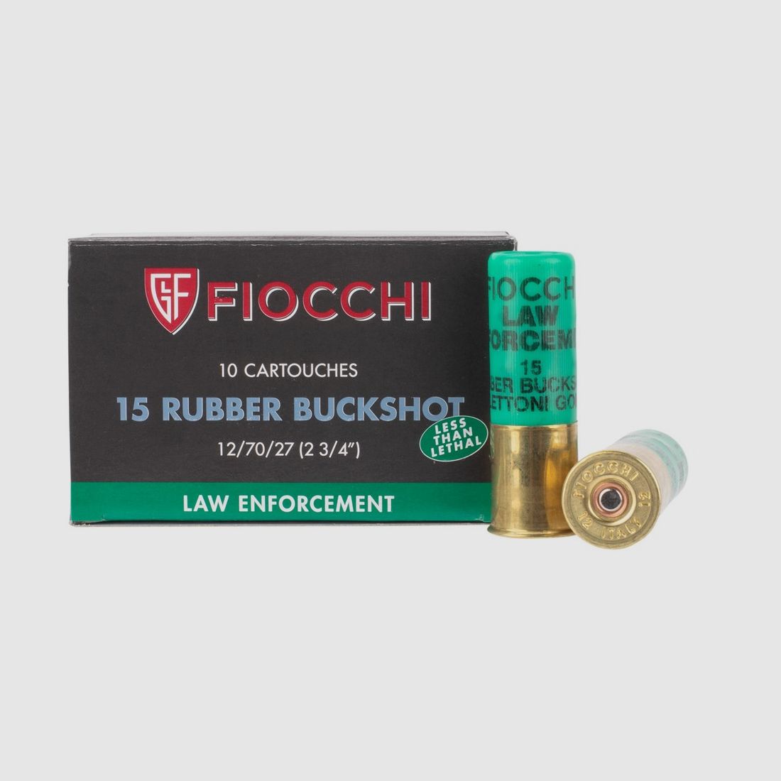 Fiocchi Law Enforcement cal. 12 Rubber 00, immagine 1 di 2