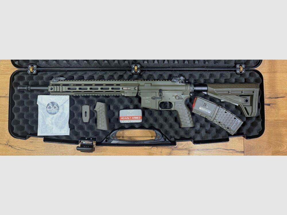 Oberland Arms OA15 PR M-LOK M5 16" OD GREEN + Triggertech