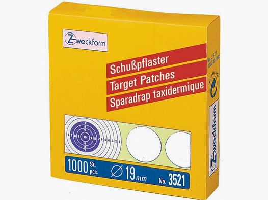 Schupflaster 19 mm wei