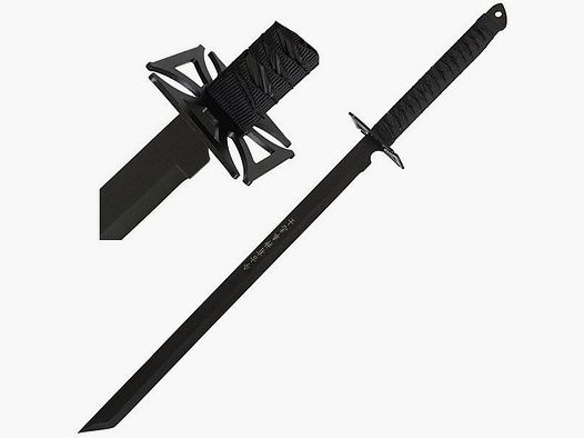Ninja sword iron cross with back strap