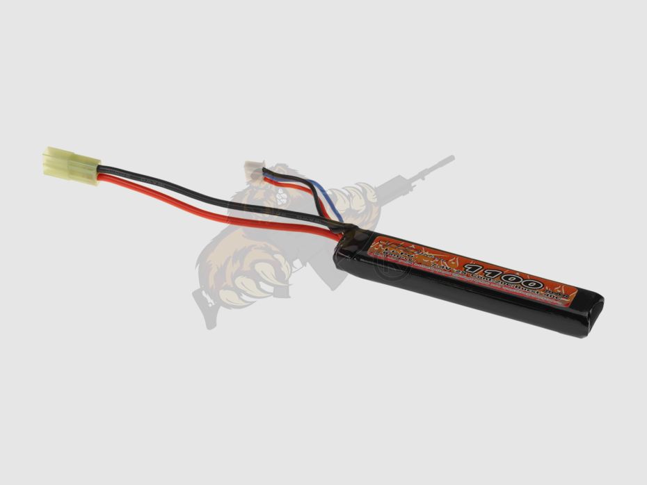 LiPo 7.4V 1100mAh 20C Stock Tube Mini Tamiya - VB Power