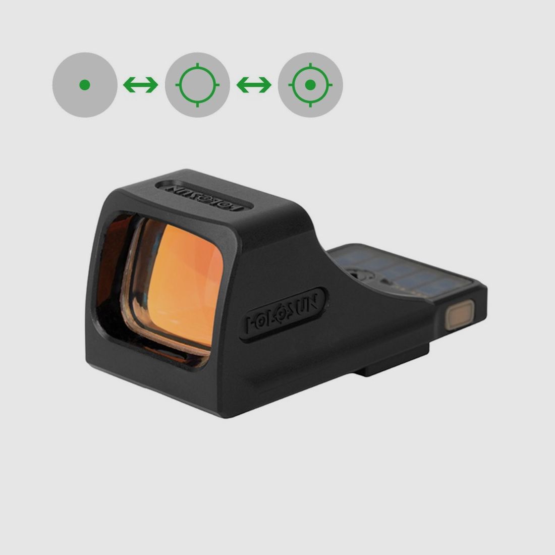 Holosun Reflexvisier SCS-VP9-GR mit grünem Wechselabsehen: 2MOA Dot & 32MOA Circledot, Bild 1 von 10