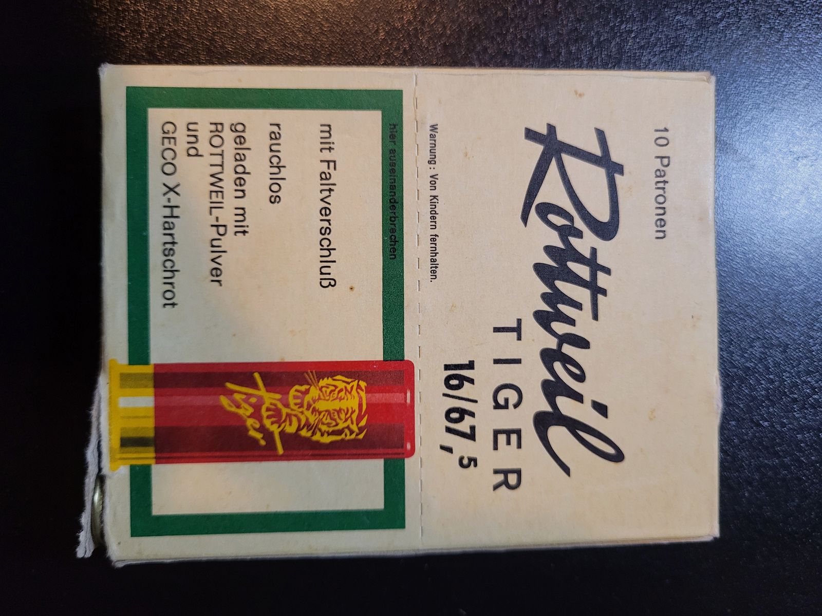 Rottweil Waidmannsheil & Tiger 16/70