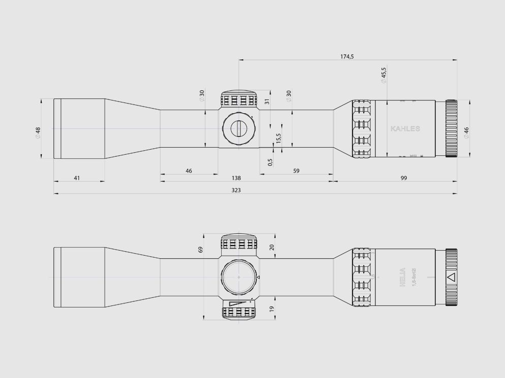 Kahles Helia 1,6-8x42i Zielfernrohr