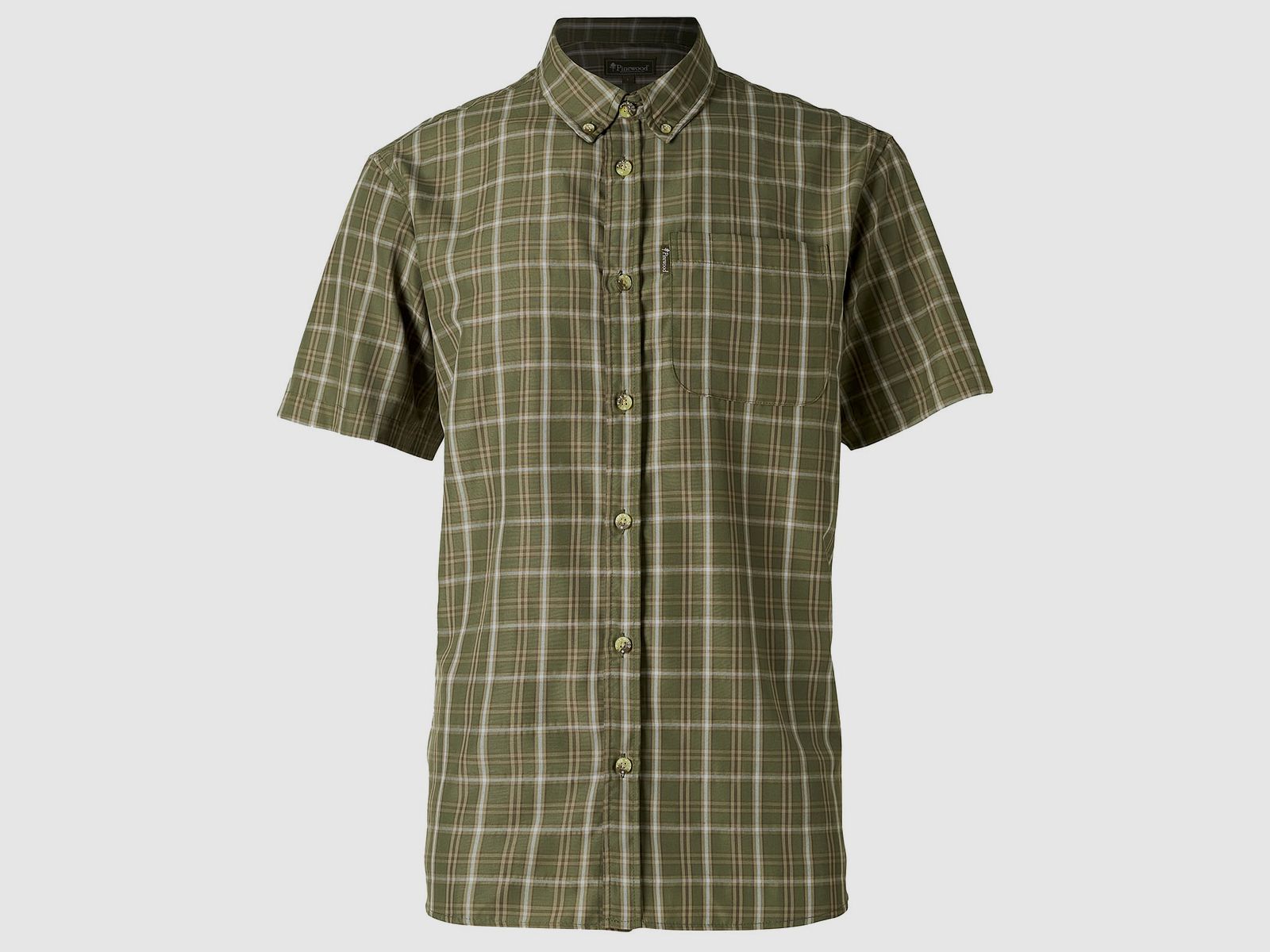 Pinewood Hemd Kurzarm Summer Green
