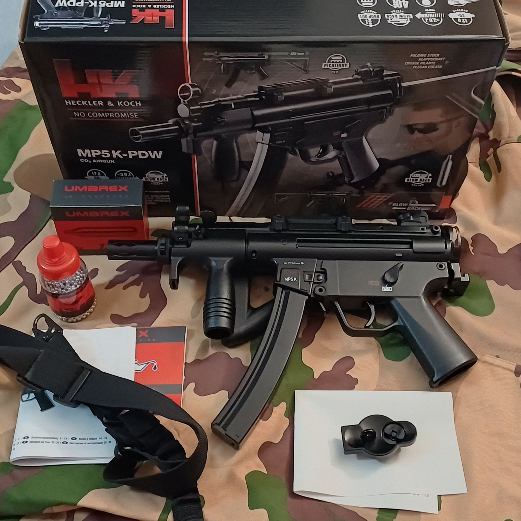 Co2 Gewehr Umarex Heckler und Koch MP5K PDW 4.5mm BB Blowback