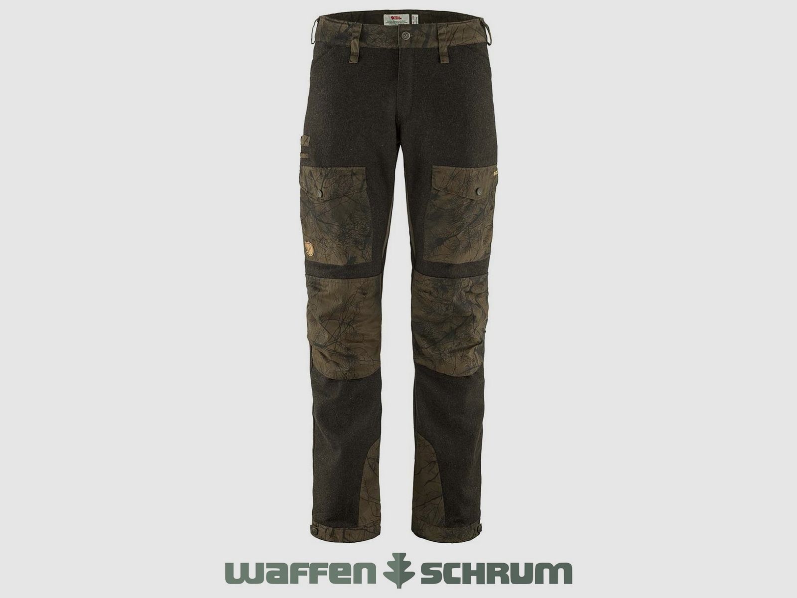 Fjällräven Hose Värmland Wool Dark Olive - Dark Olive Camo